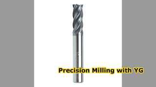 YG  GMM88 Carbide End Mill for Steel and Stainless Steel